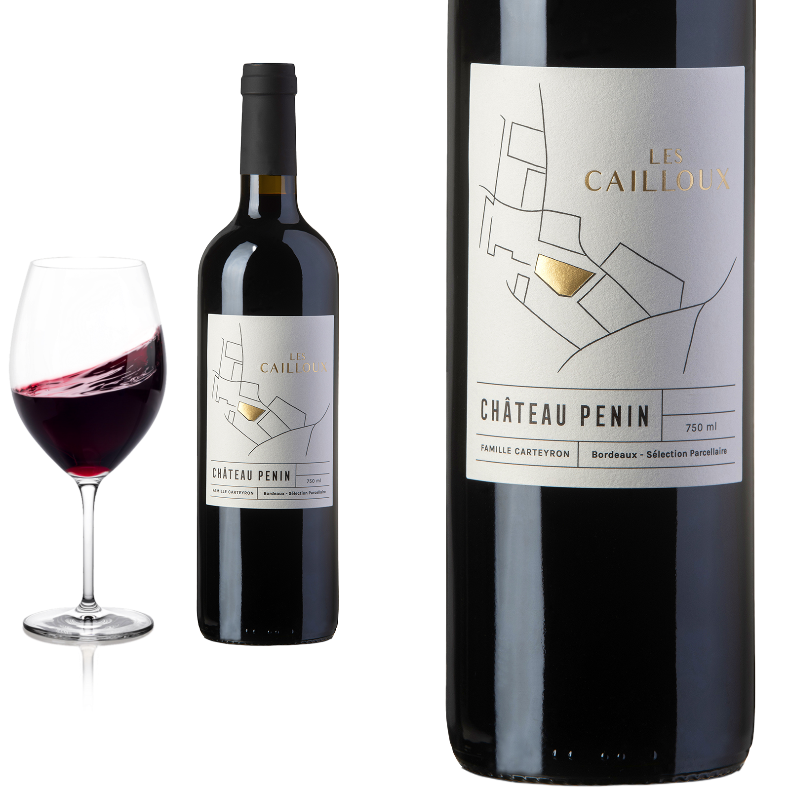2020 Bordeaux Supérieur Les Cailloux von Château Penin - Rotwein