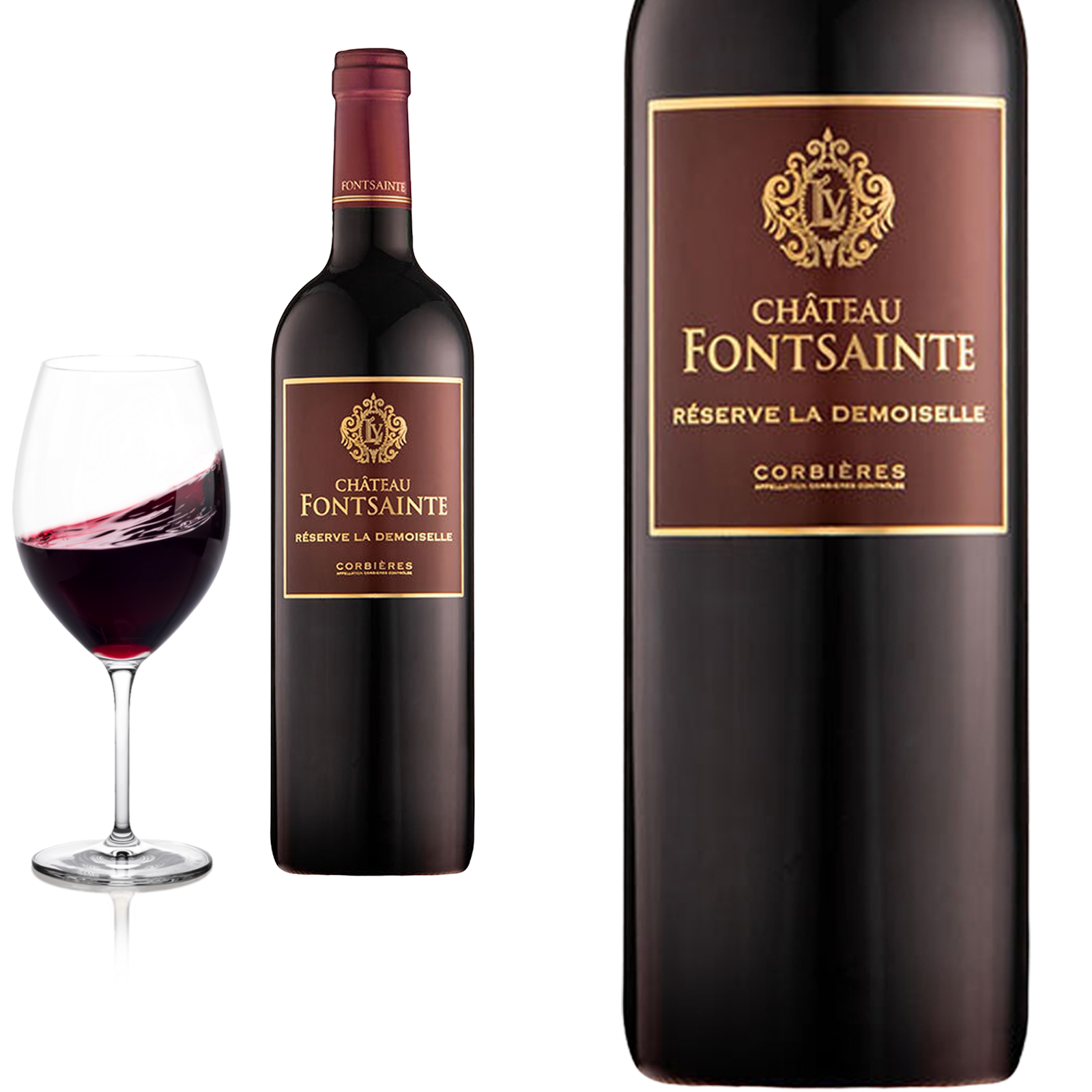 2018 Corbières Reserve la Demoiselle von Château Fontsainte - Rotwein