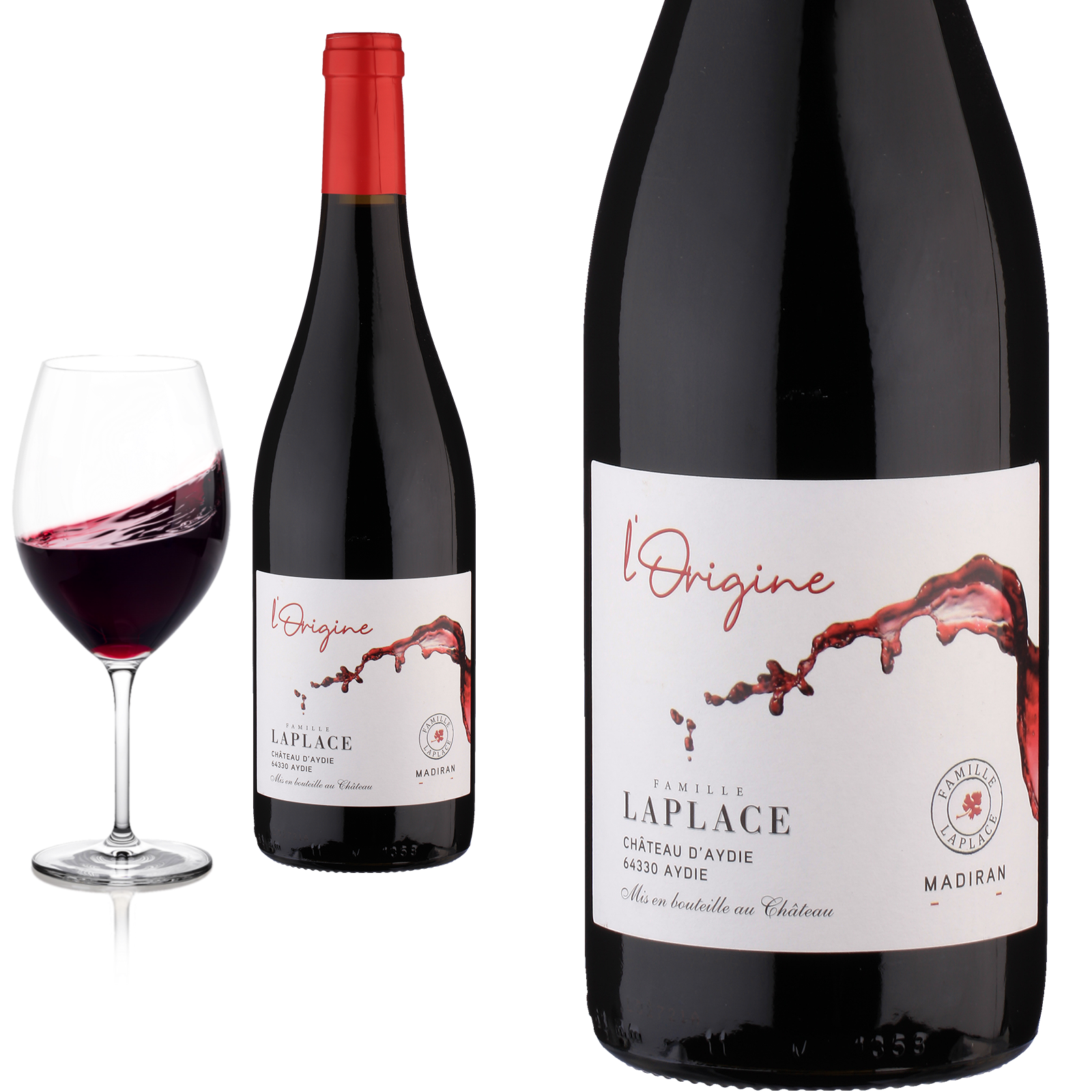 2021 Madiran l'Origine Château Aydie Laplace Rotwein