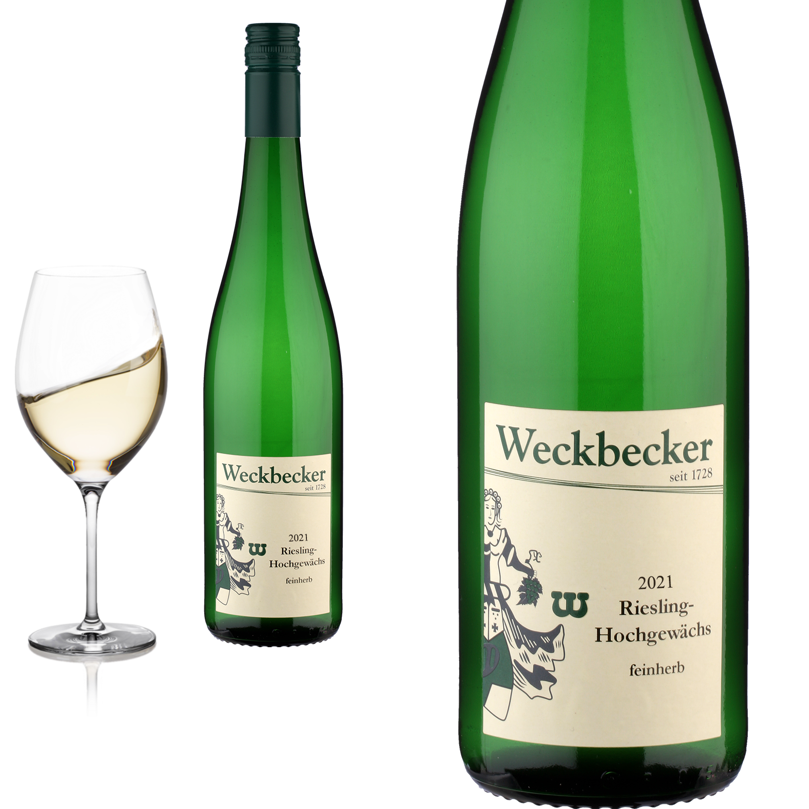 2024 Riesling-Hochgewächs vom Feuerstein Müdener Funkenberg feinherb von Weingut Weckbecker - Weißwein