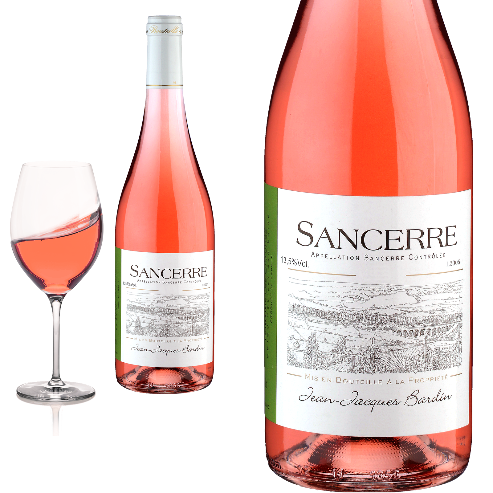 2024 Sancerre ROSÉ Domaine Les Chaumes von Jean-Jacques Bardin - Rosewein
