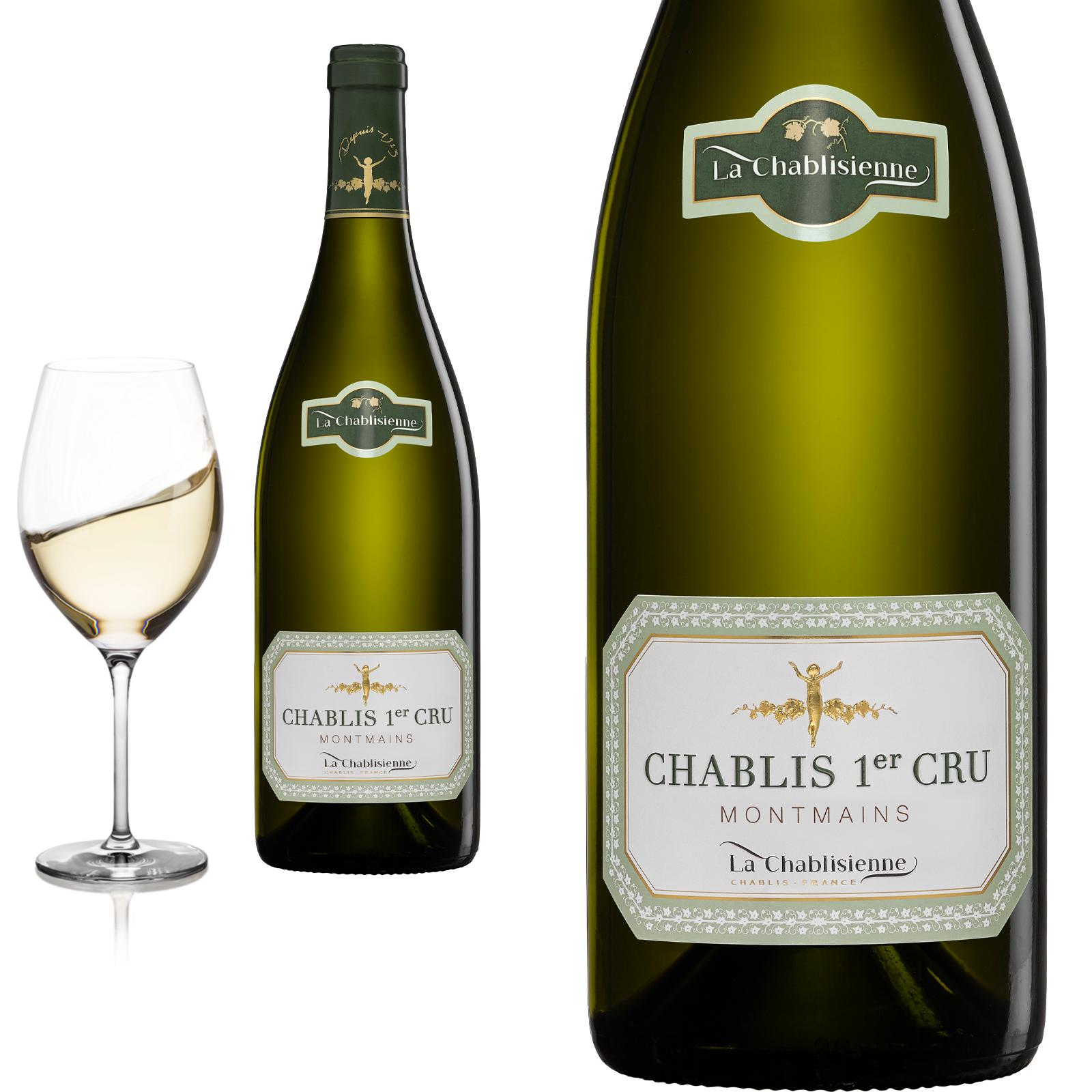 2022 Chablis 1er Cru MONTMAINS von La Chablisienne  - Weißwein