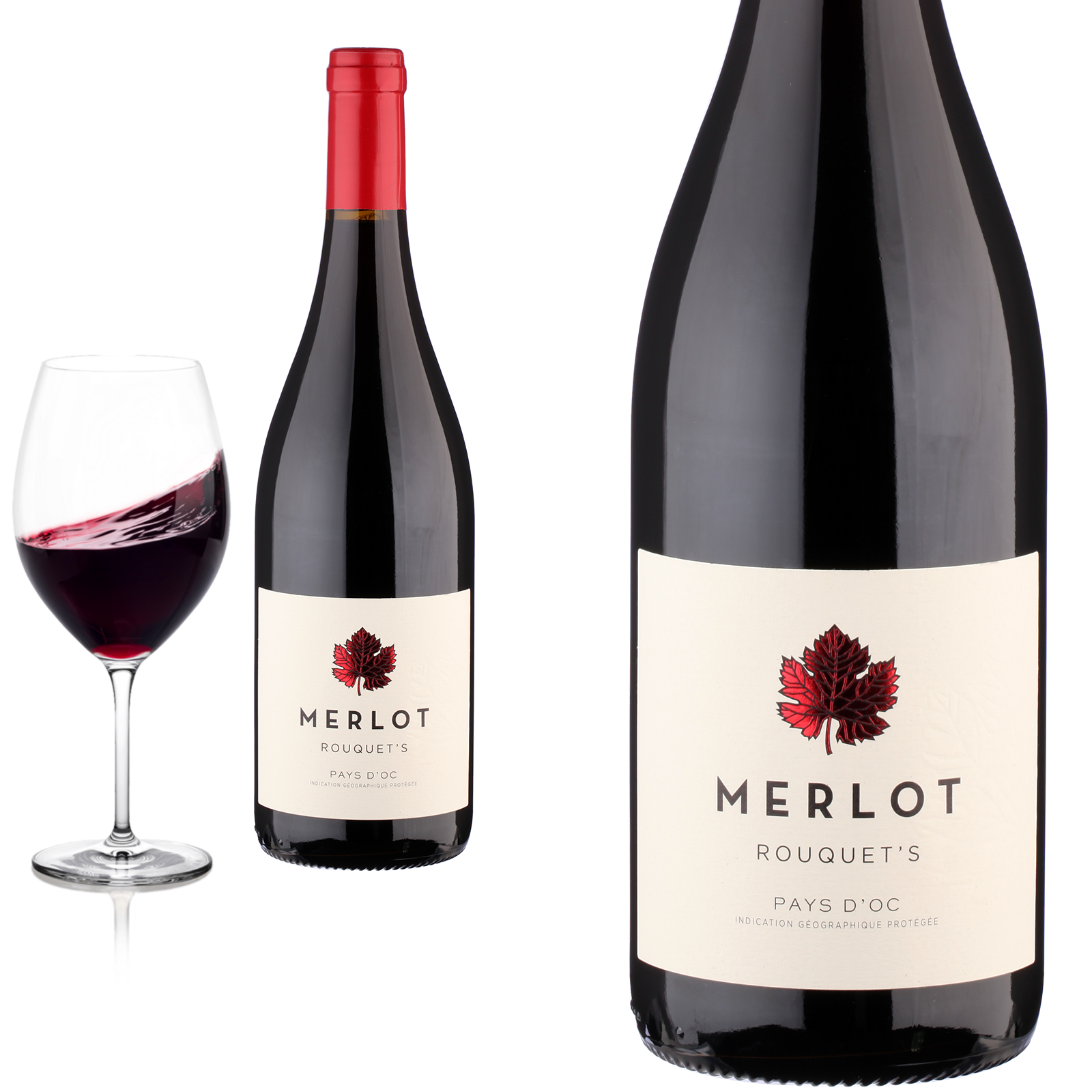 2022 Merlot Rouquets trocken von Cellier du Pic - Rotwein