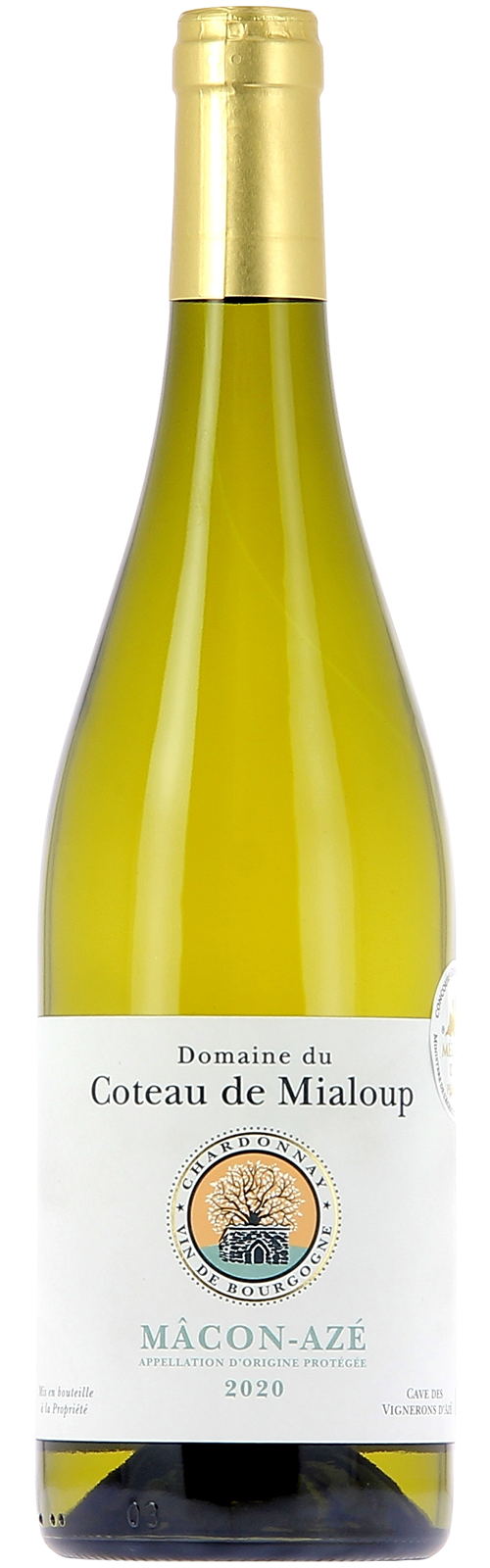 2022 Macon Azé Chardonnay Domaine du Coteau de Mialoup - Weißwein