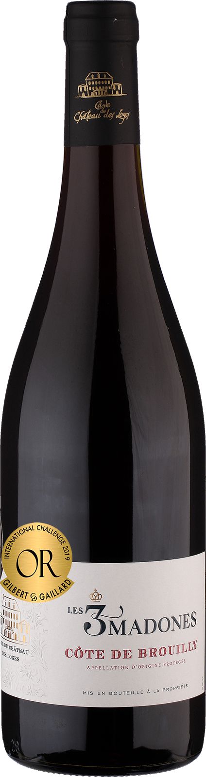 2022 Côte de Brouilly Les 3 Madones von Cave du Château des Loges - Rotwein