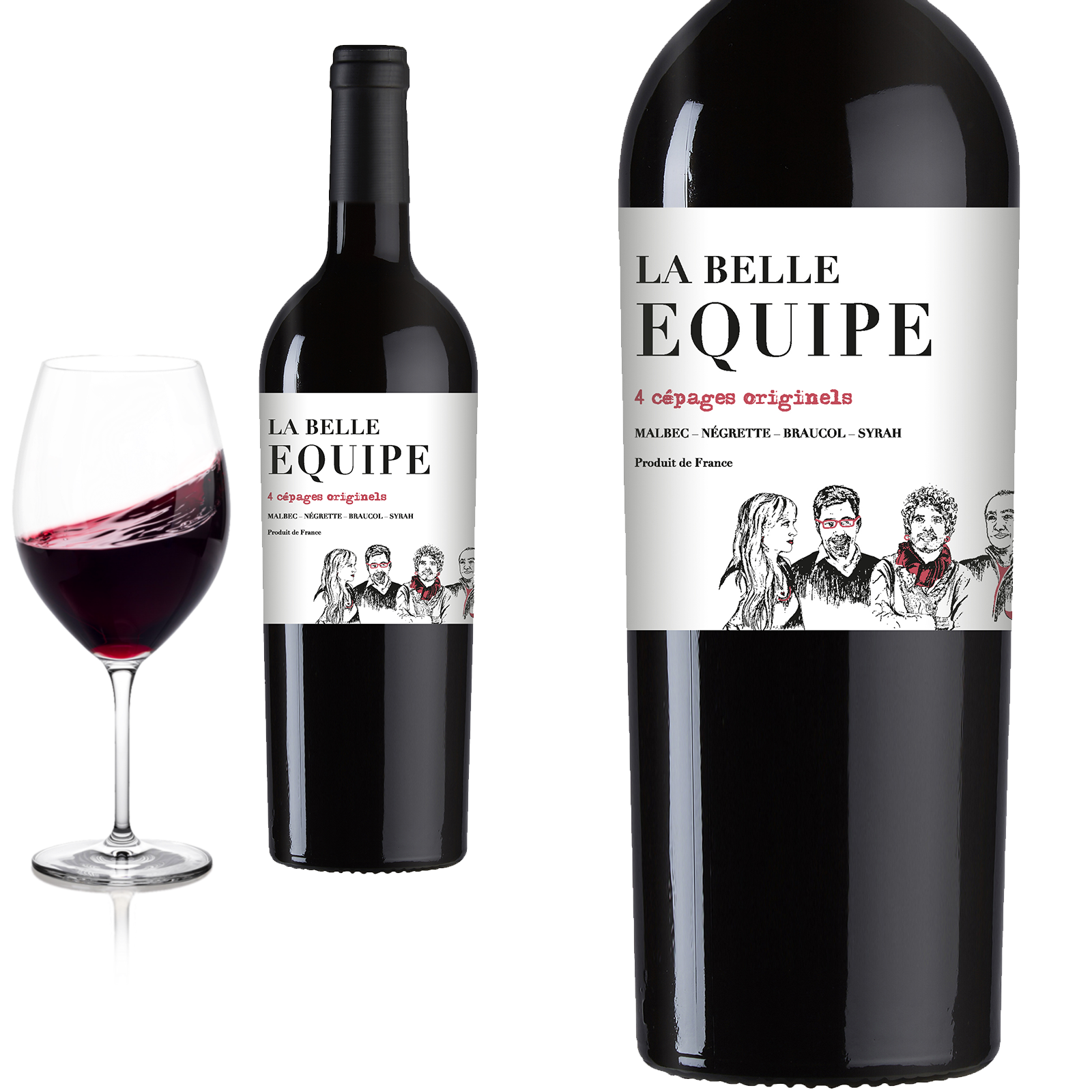 2018 La Belle Équipe von Vinovalie - Rotwein