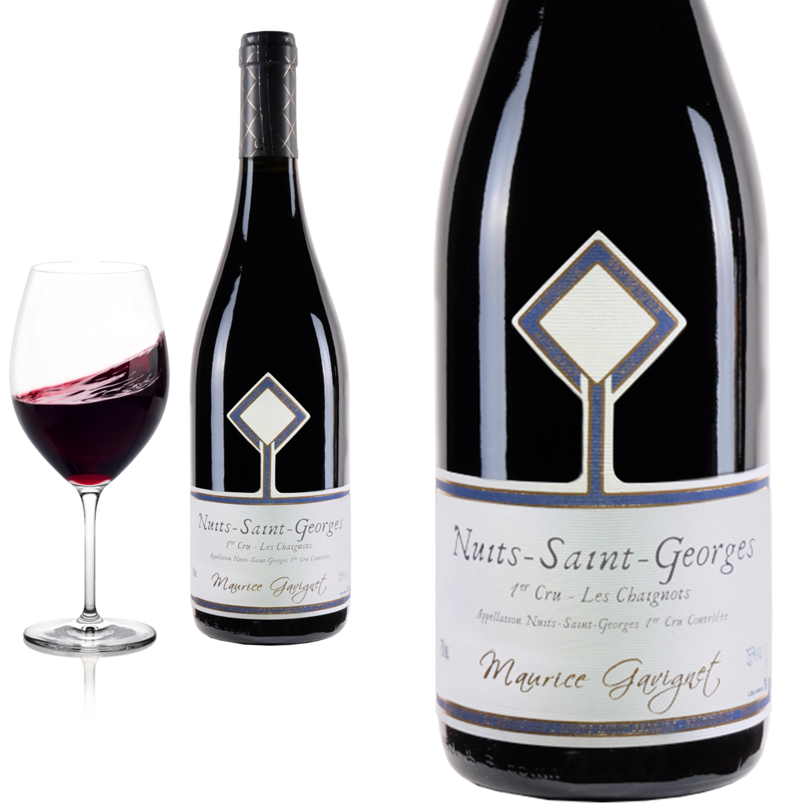 2013 Nuits Saint Georges 1er Cru Les Chaignots von Domaine Maurice Gavignet - Rotwein