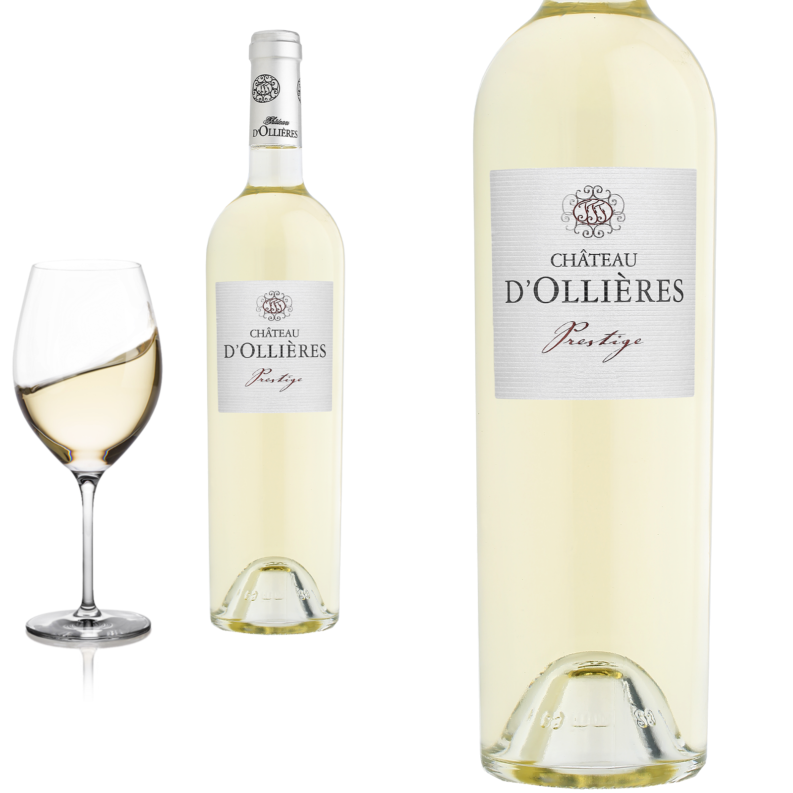 2021 Côteaux Varois en Provence blanc PRESTIGE von Château d'Ollières - Weisswein