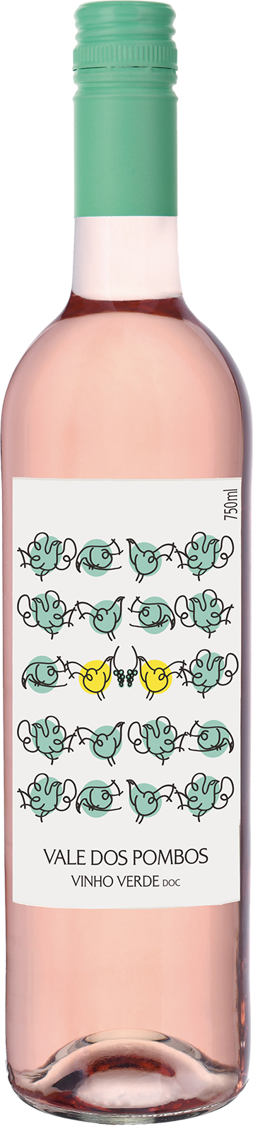 2022 Vinho Verde Rosado Vale dos Pombos von Quinta da Lixa - Roséwein