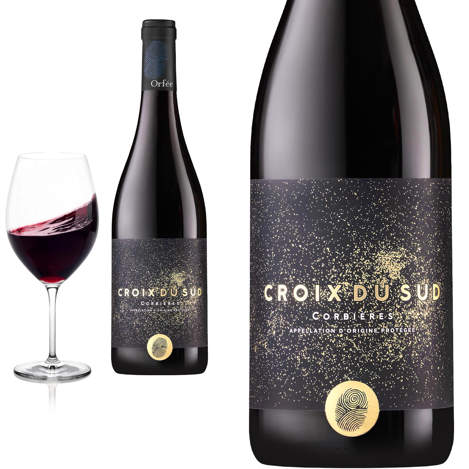 2022 Corbières rouge Croix du Sud von Celliers d'Orfée - Ornaisons - Rotwein