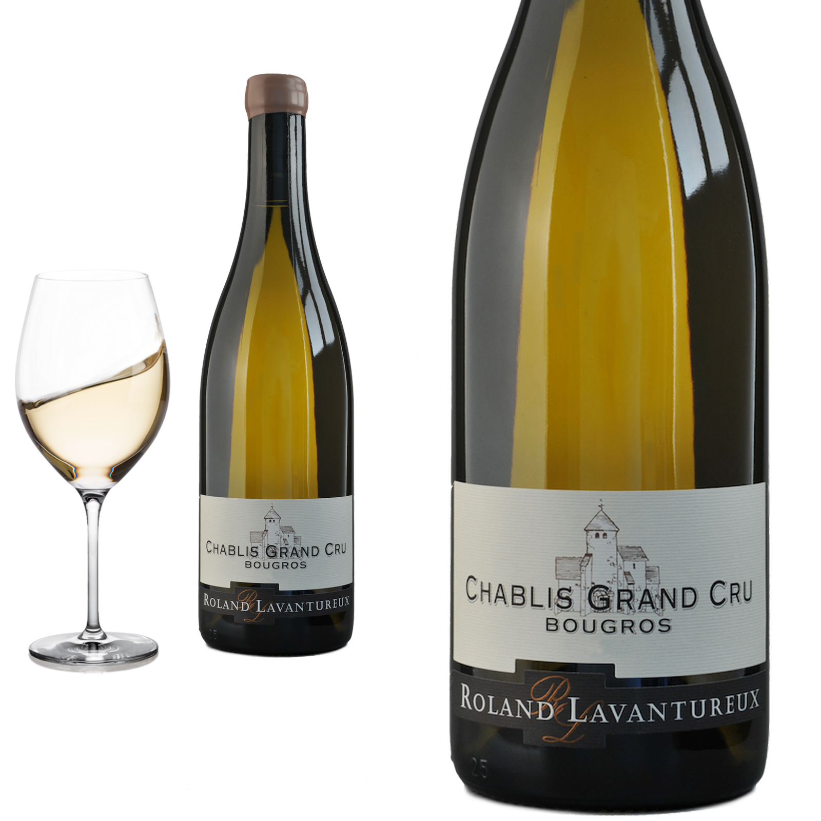 2021 Chablis Grand Cru Bougros von Domaine Roland Lavantureux - Weißwein