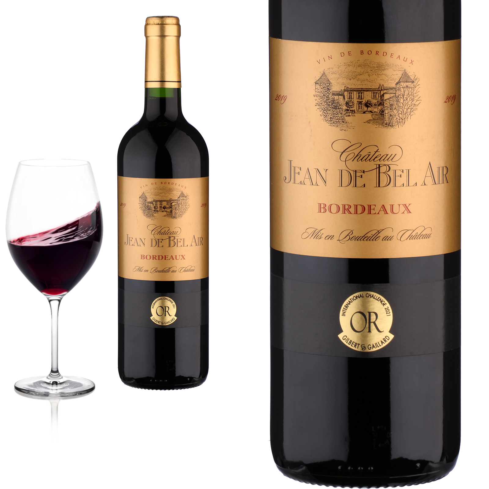 2019 Bordeaux trocken von Château Jean de Bel Air - Rotwein