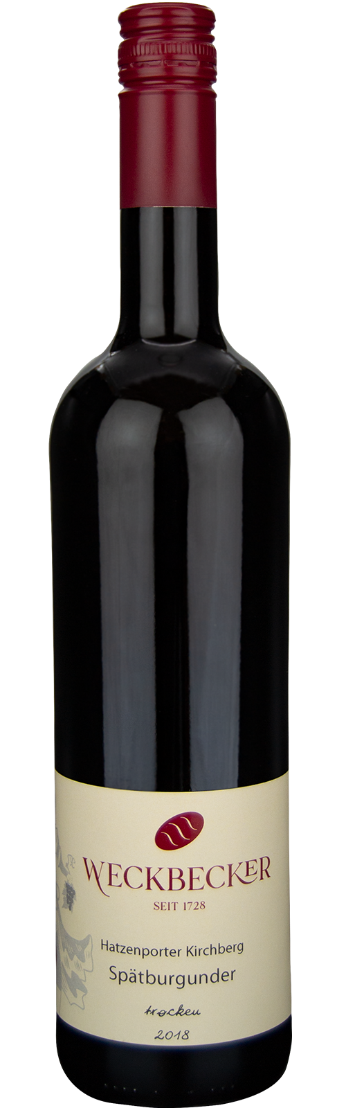 2018 Mosel Spätburgunder Hatzenporter Kirchberg von Weingut Weckbecker - Rotwein