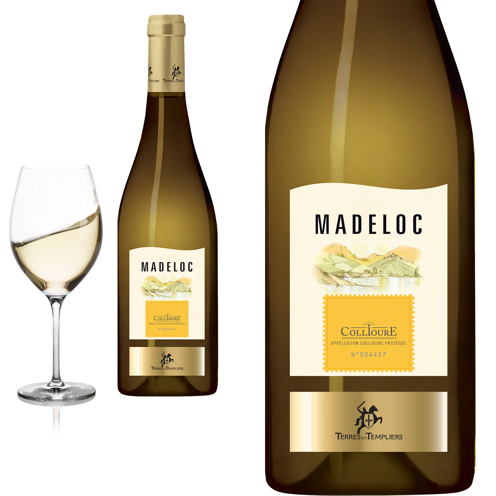 2022 Collioure Madeloc von Terres des Templiers - Weißwein