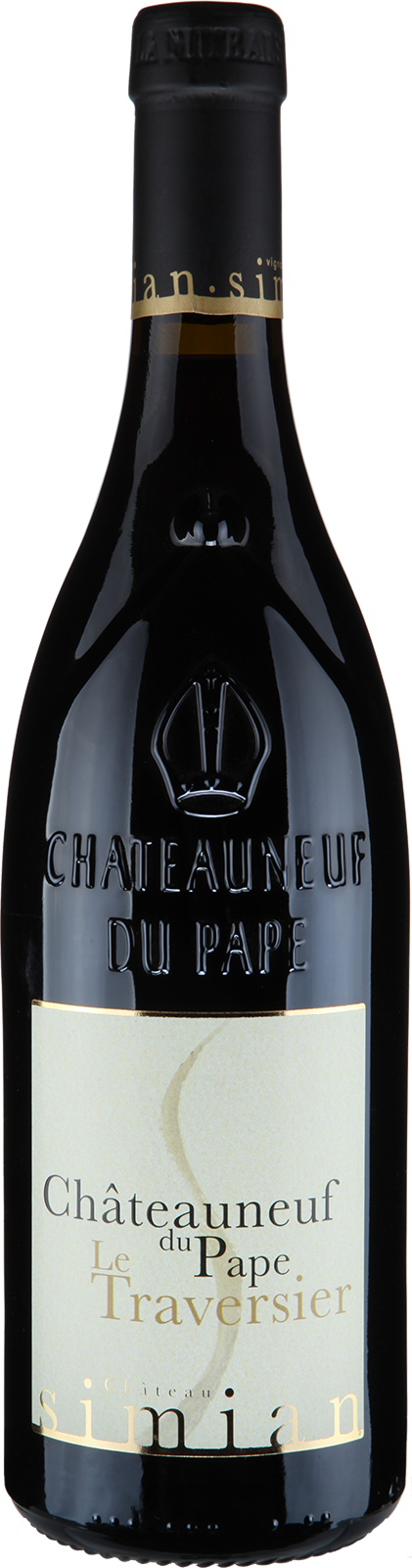 2021 Bio Châteauneuf du Pape Le Traversier von Château Simian - Rotwein