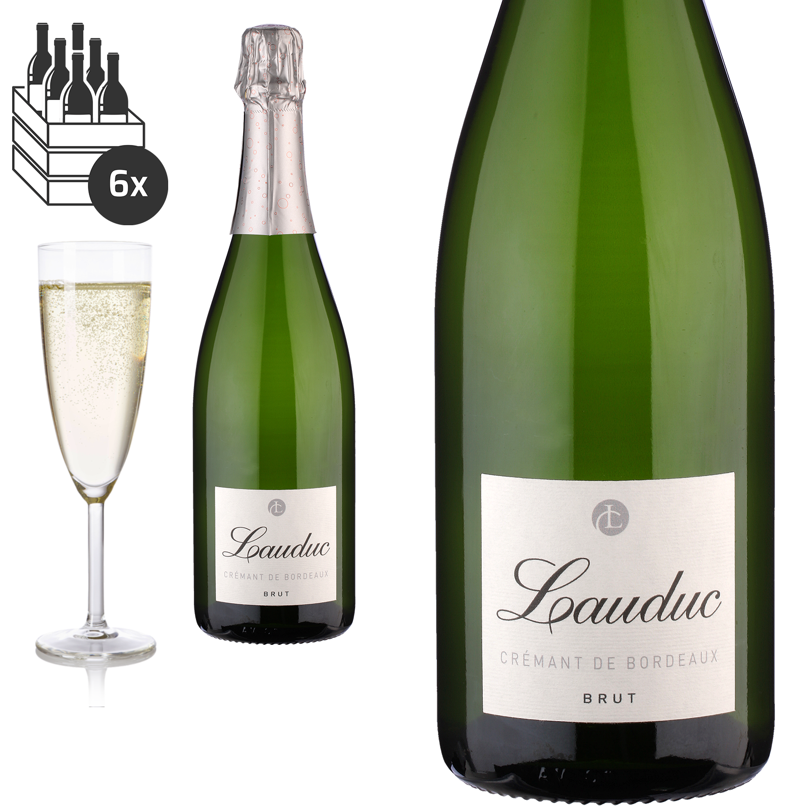 Crémant de Bordeaux Blanc Brut von Château Lauduc - Crémant
