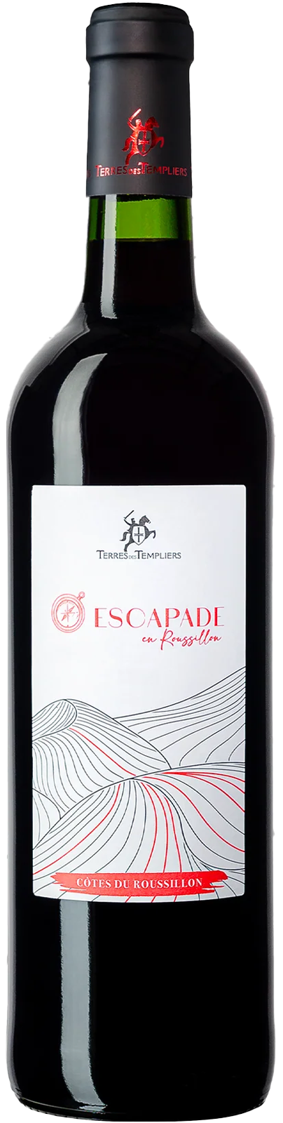 2023 ESCAPADE -  Côtes du Roussillon rouge  - Terres des Templiers - Rotwein
