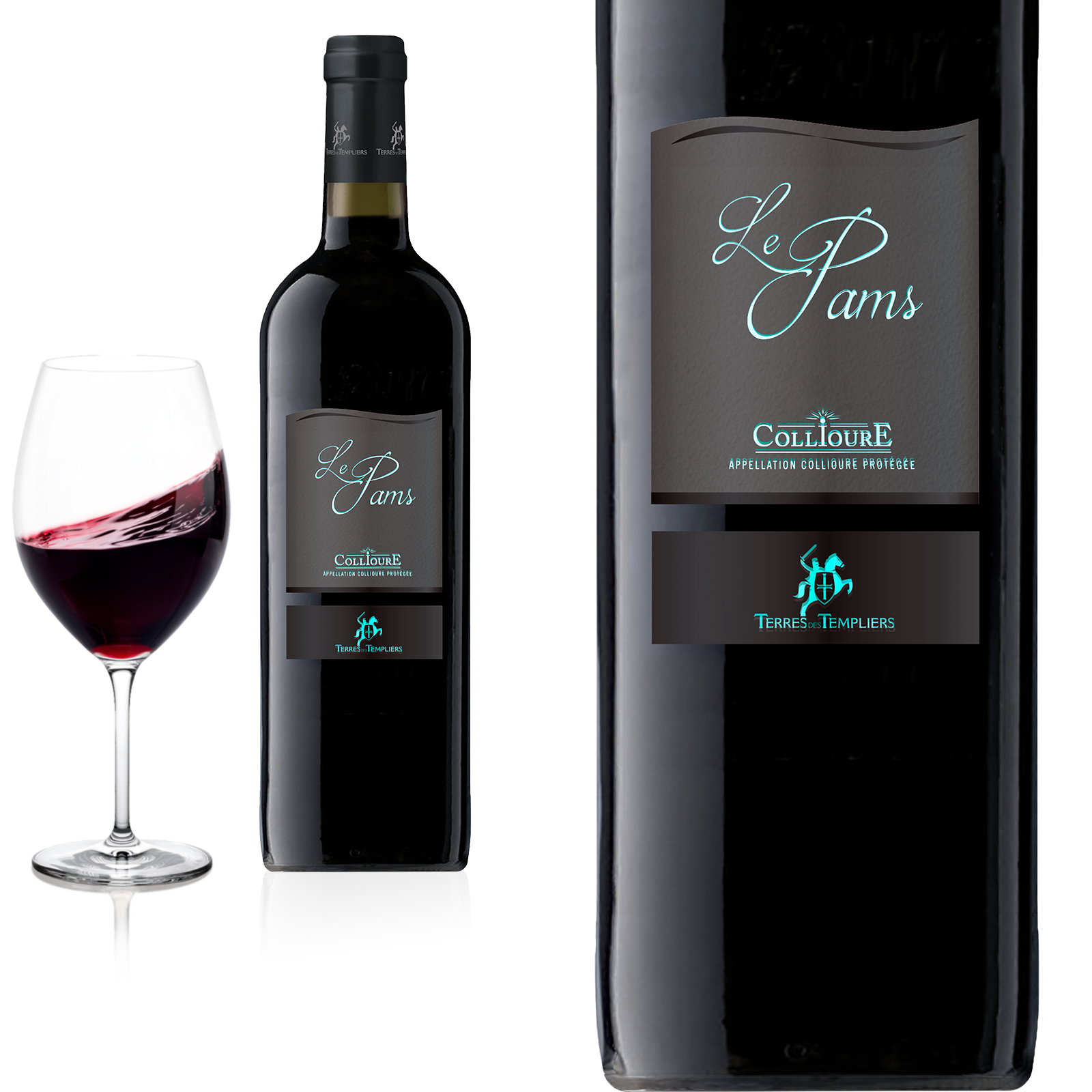2022 Collioure Le Pams von Terres des Templiers - Rotwein, trocken