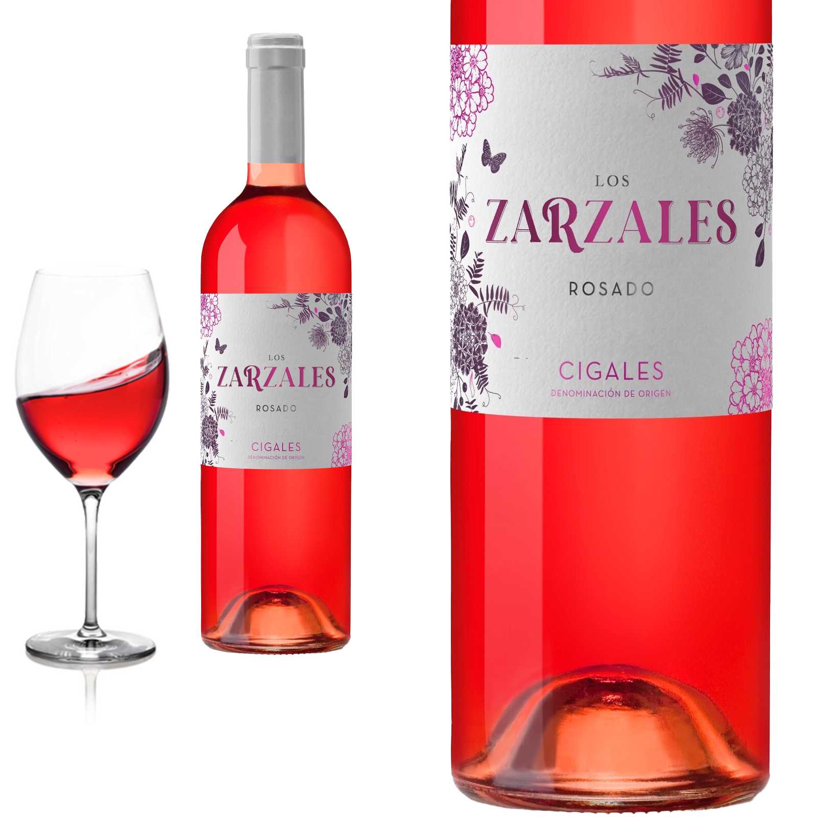 2023 Cigales Rosado Los Zarzales von Bodegas Avelino Vegas - Roséwein
