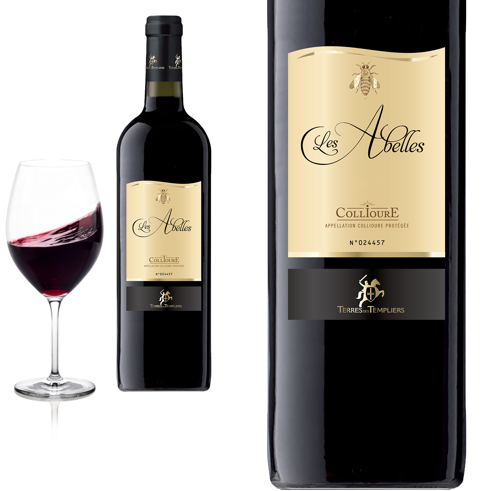 2021 Collioure LES ABELLES von Terres des Templiers - Rotwein
