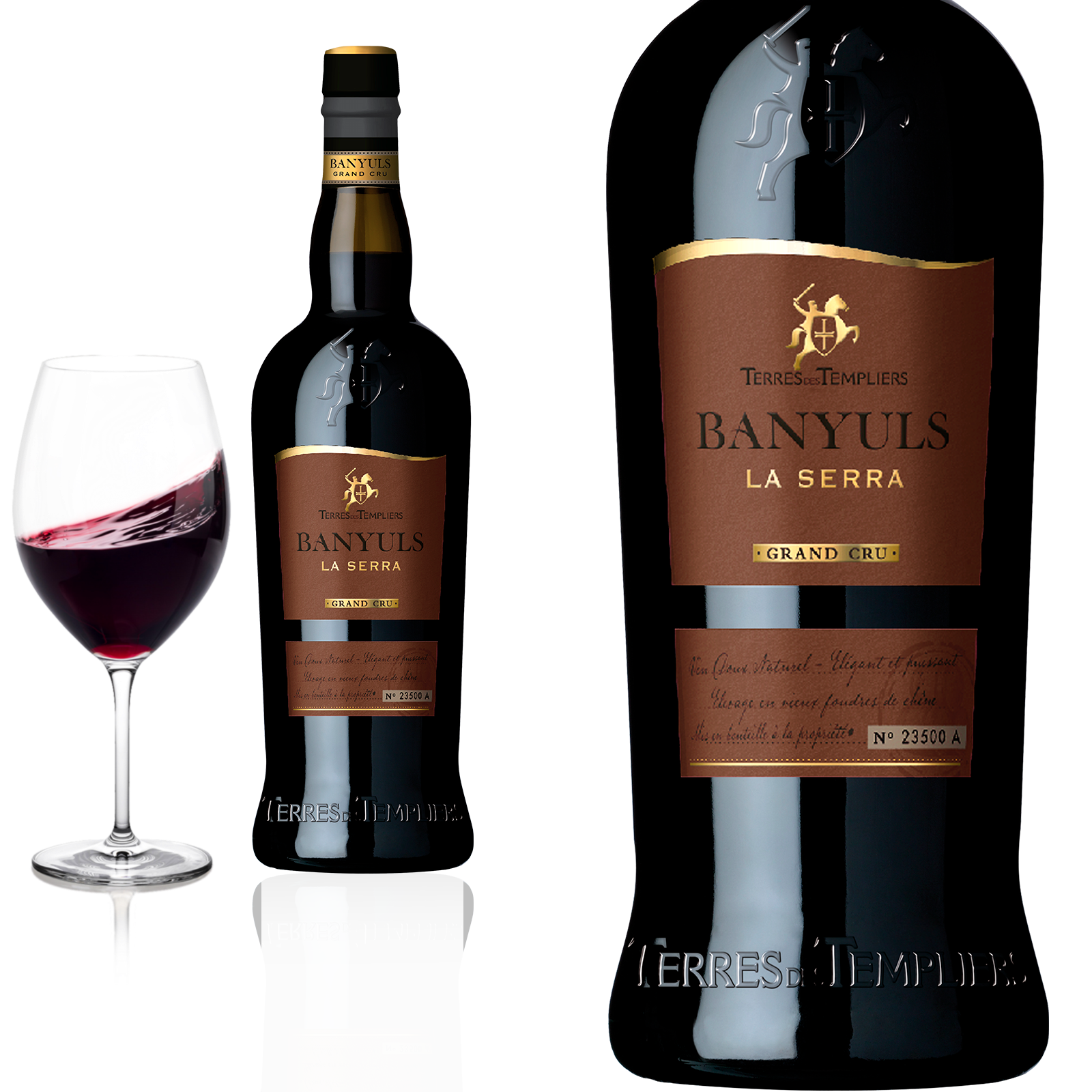 2015 Banyuls Grand Cru La Serra lieblich von Terres des Templiers - Rotwein