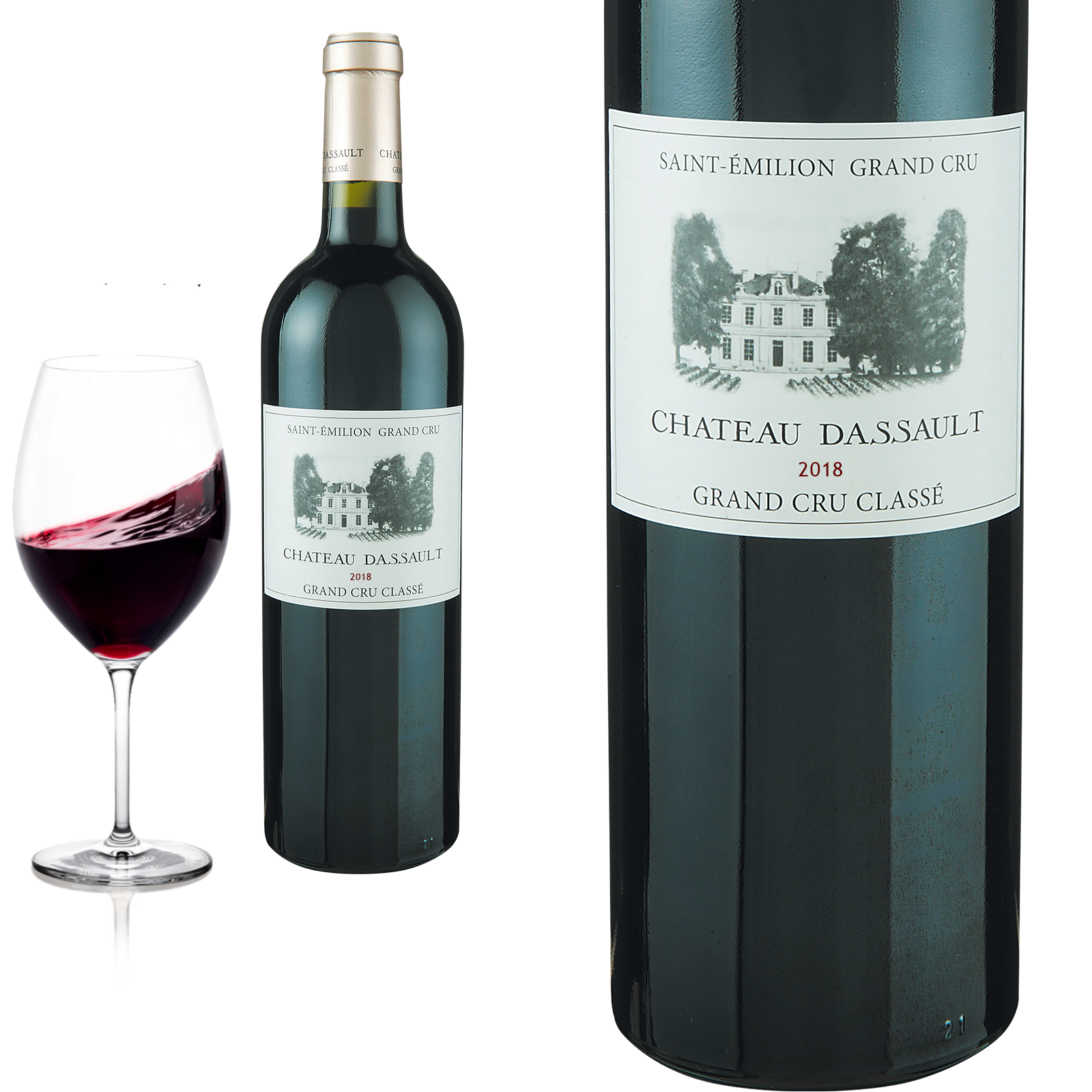 2018 Saint-Emilion Grand Cru Classé Château Dassault Rotwein