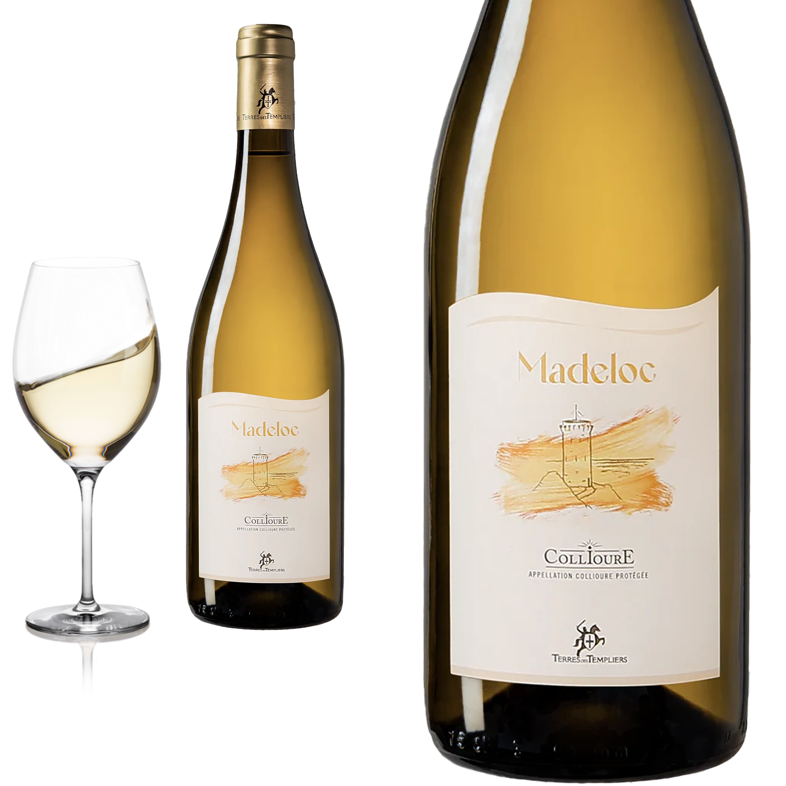 2023 Collioure blanc MADELOC von Terres des Templiers - Weißwein