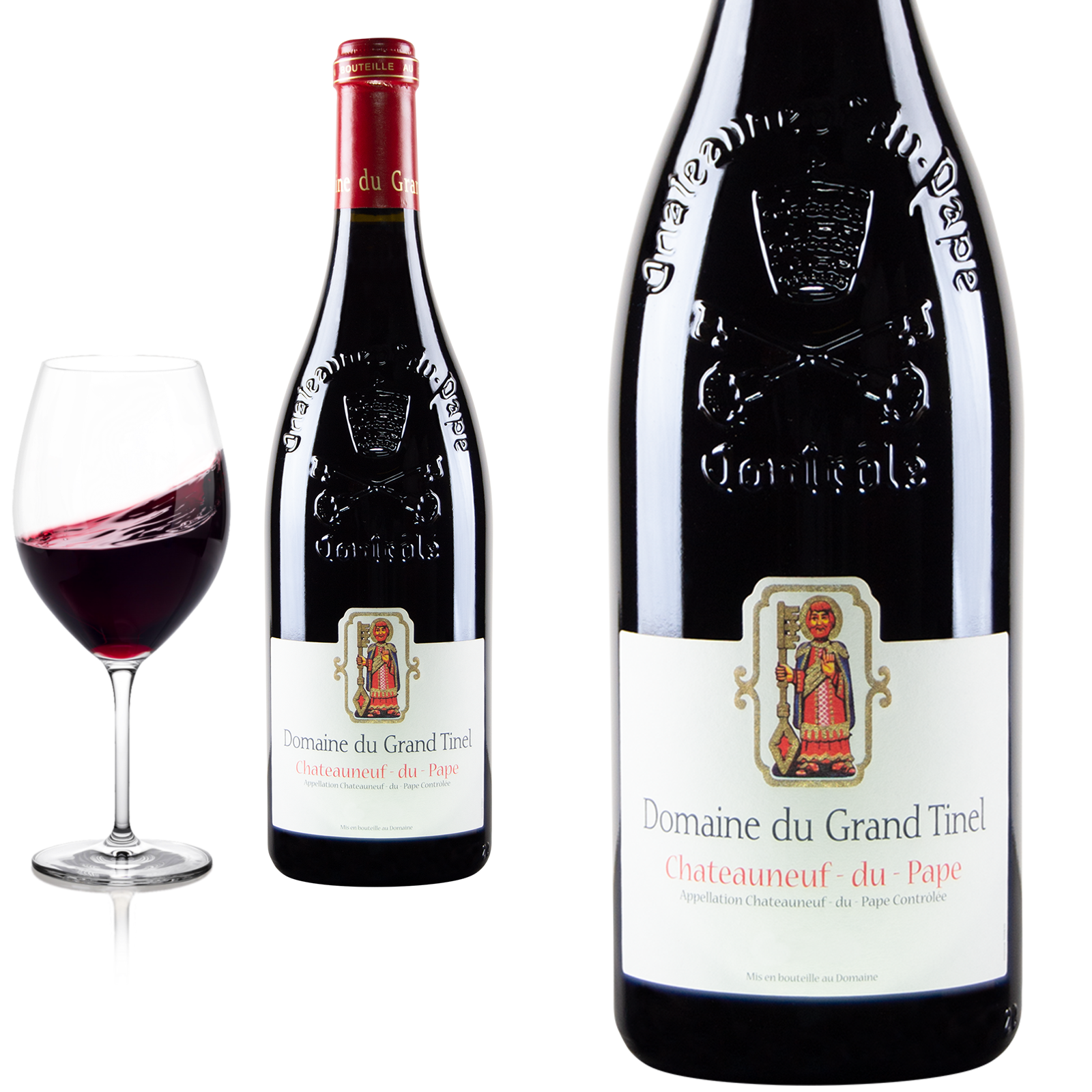 2004 Châteauneuf-du-Pape Domaine du Grand Tinel- Rotwein