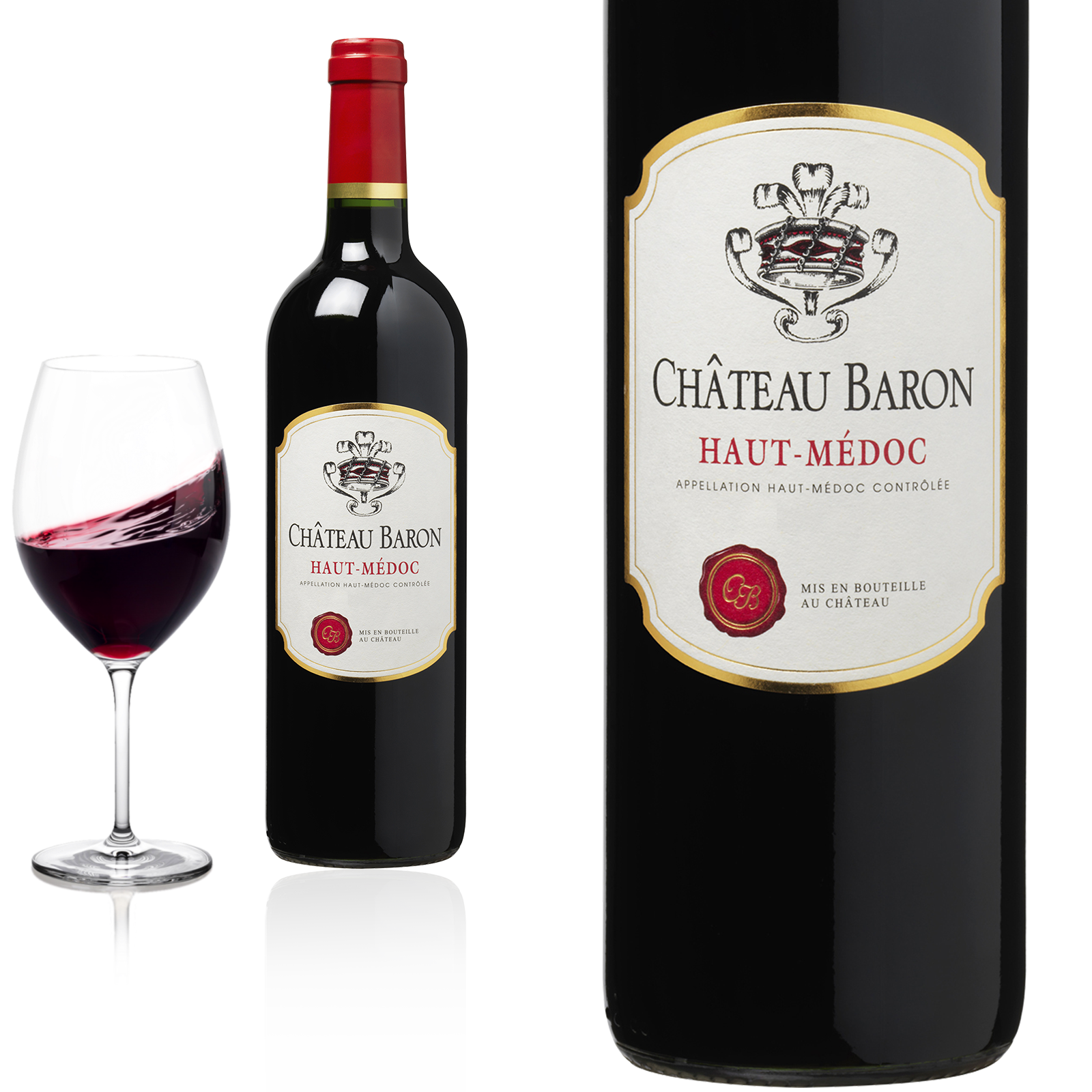 2019 Haut-Médoc Château Baron - Rotwein
