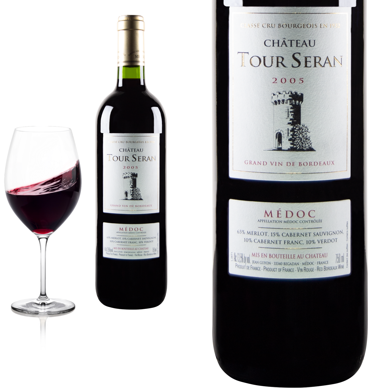 2005 Médoc Cru Bourgeois von Château Tour Seran - Rotwein