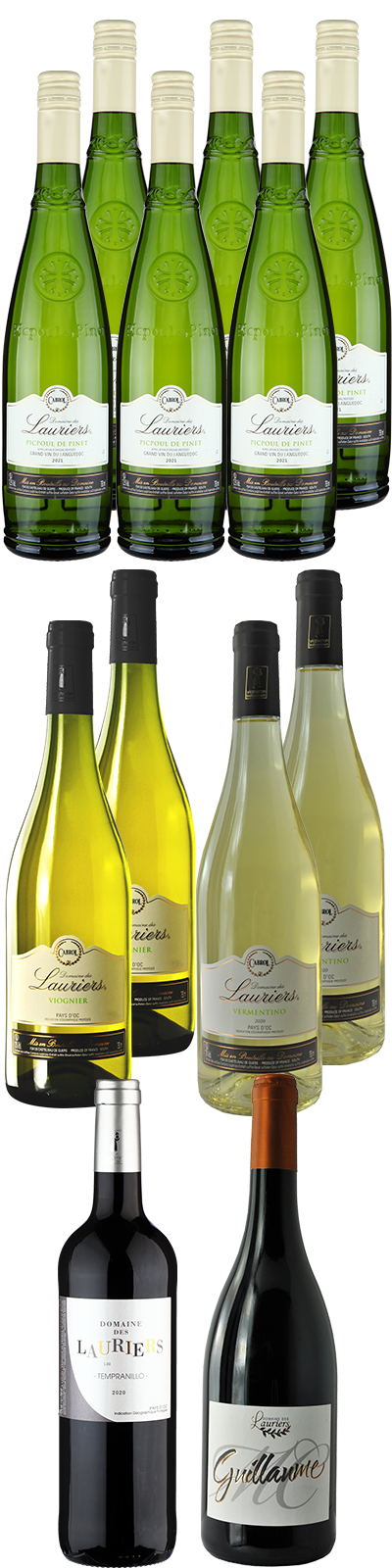 12 Fl. Sonne des Südens  Domaine Lauriers Sparpaket