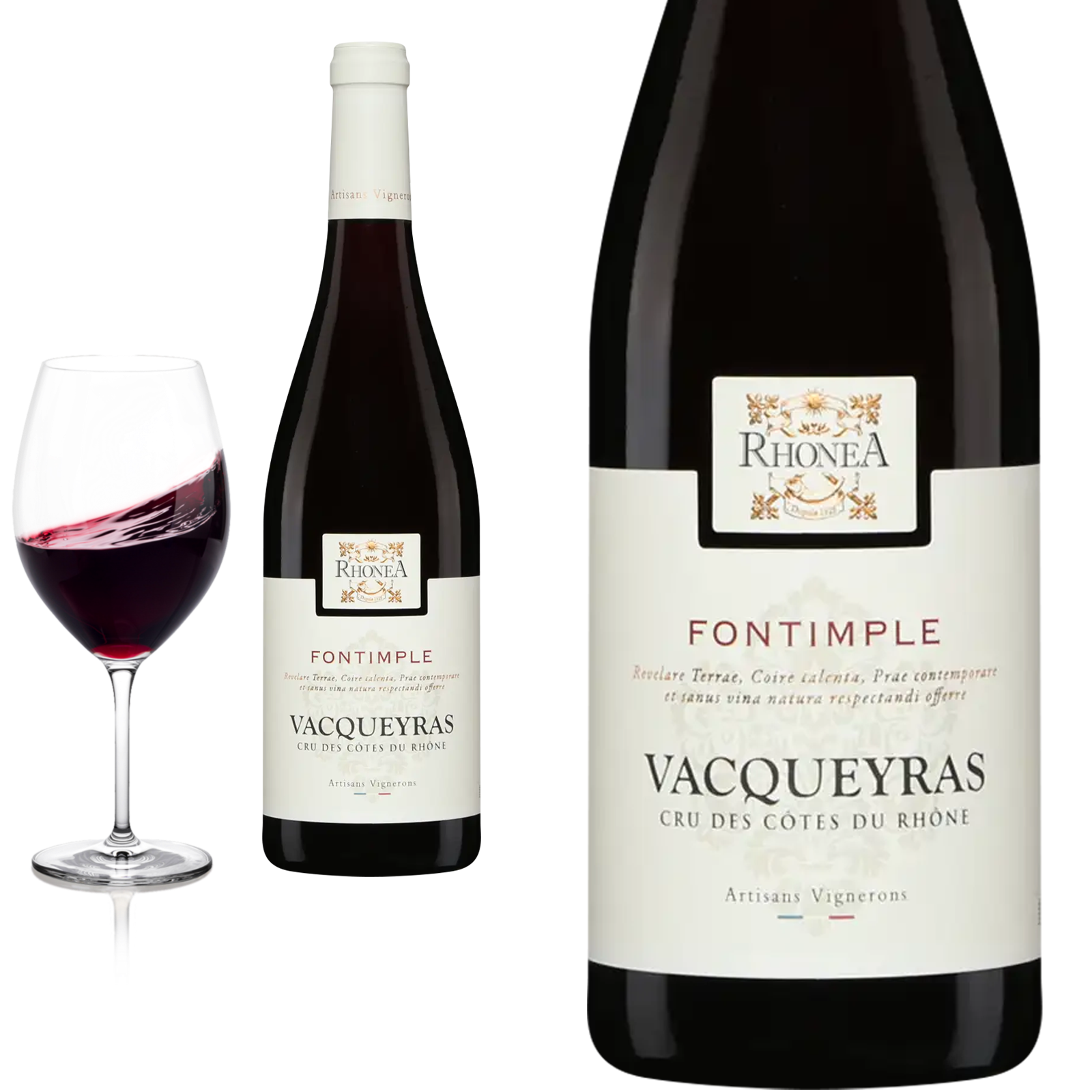 2022 Vacqueyras Seigneur de Fontimple von Vignerons de Caractère Vacqueyras - Rotwein