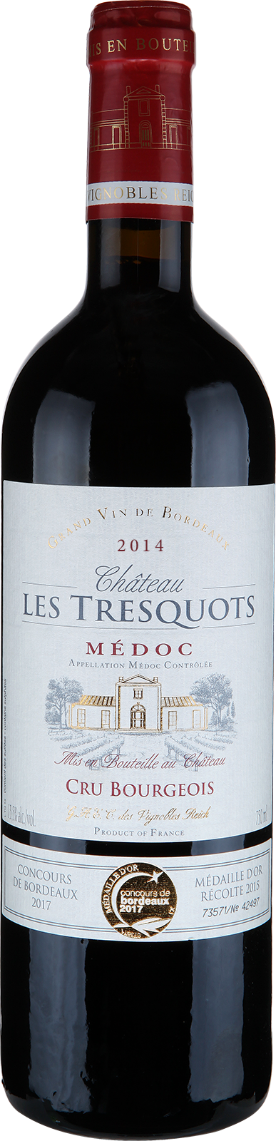 2014 Médoc Cru Bourgeois von Château Les Tresquots - Rotwein