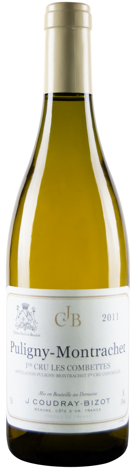 2011 Puligny Montrachet 1er Cru Les Combettes von J.Coudray-Bizot Château de Beaufort - Weißwein