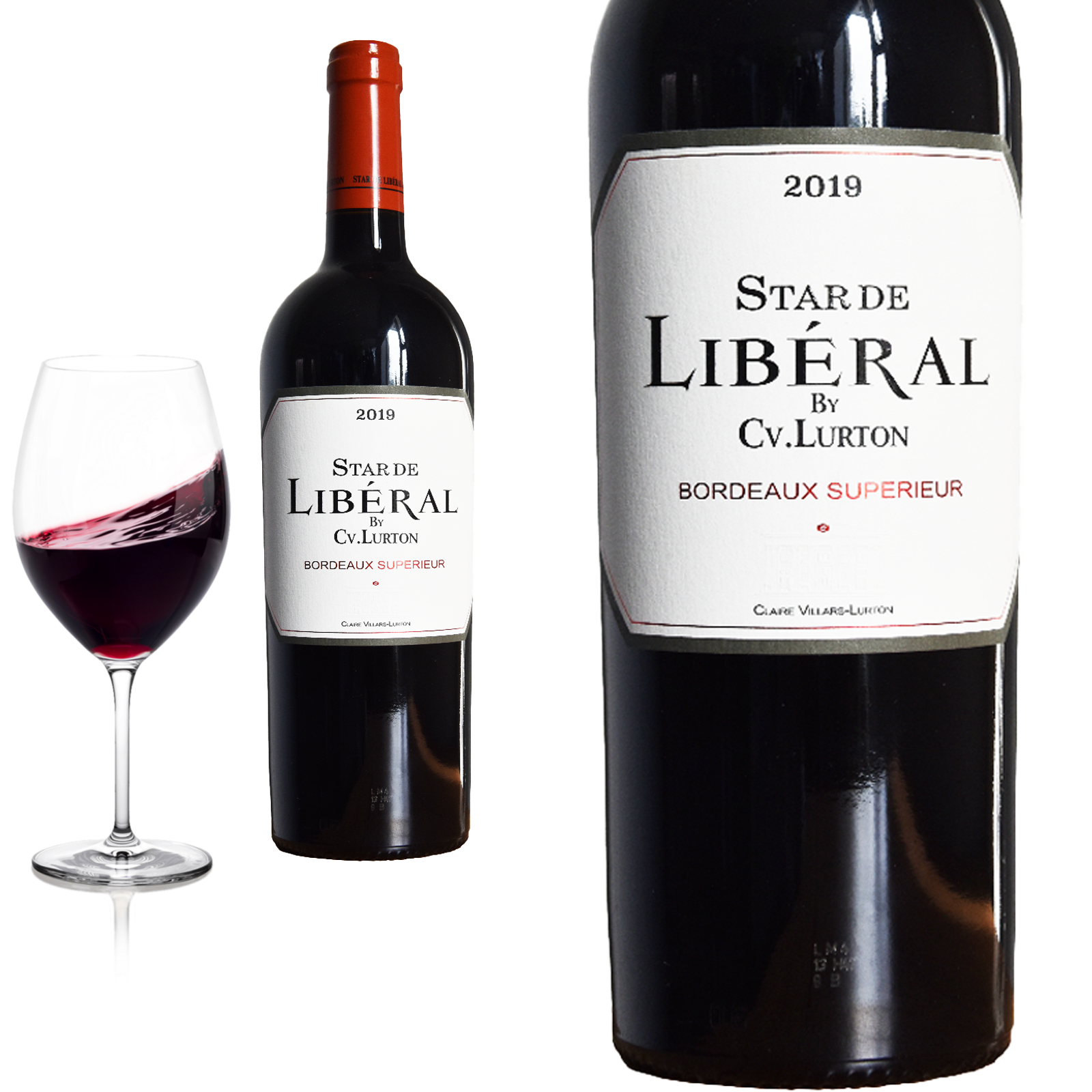 2019 Bordeaux Superieur STAR DE LIBERAL by Claire Vilars Lurton - Rotwein
