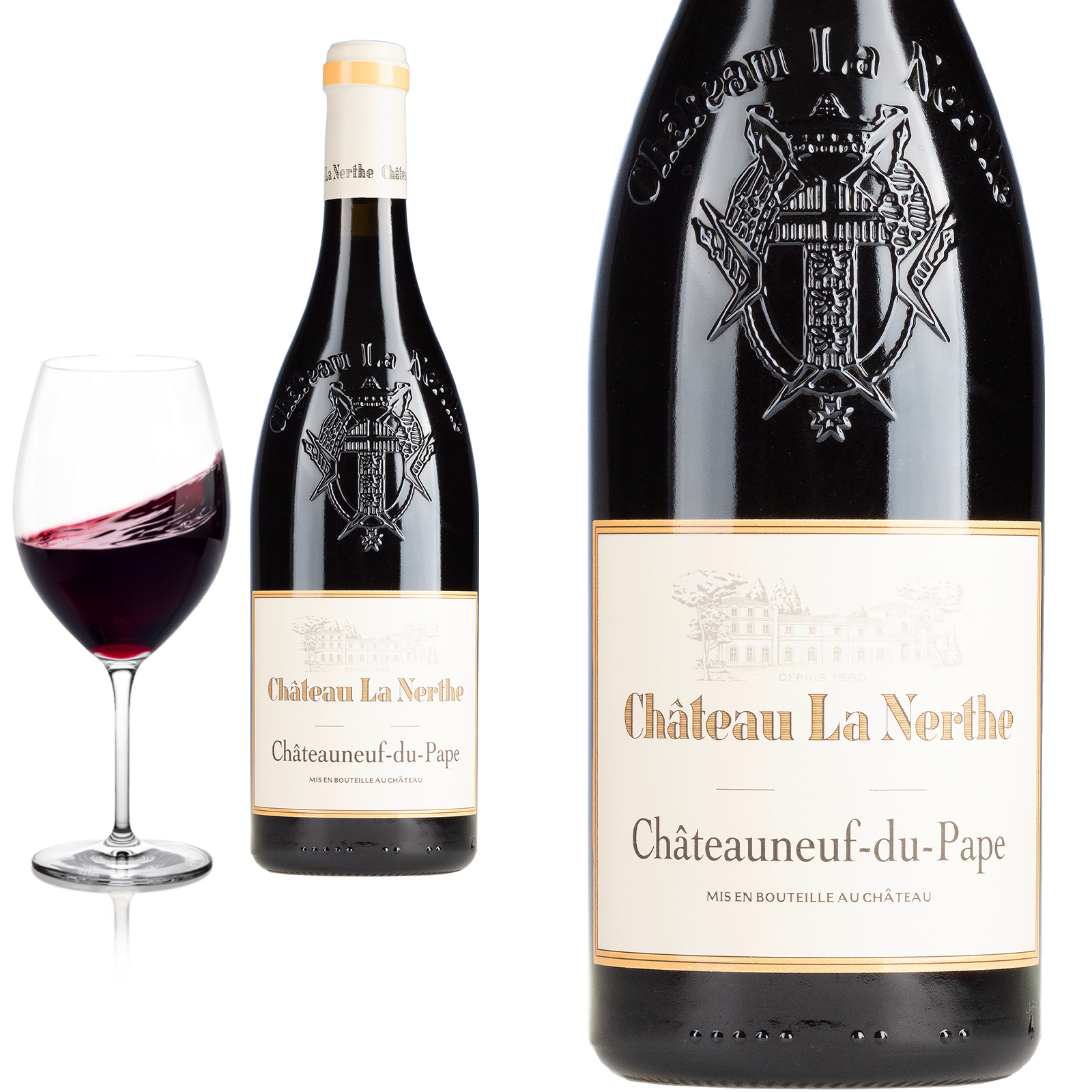 2020 Châteauneuf-du-Pape von Château la Nerthe - Rotwein