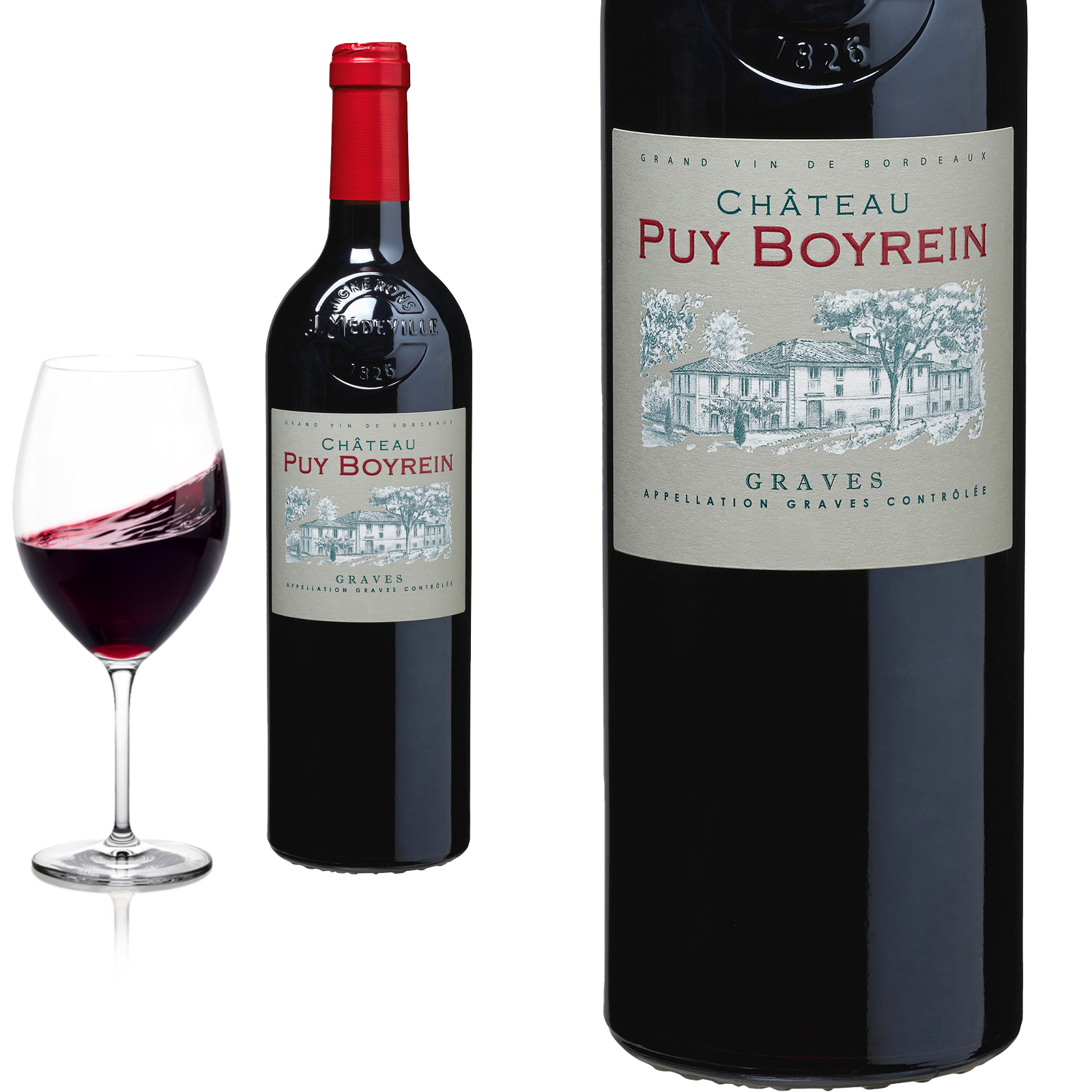 2020 Château Puy Boyrein Graves rouge  Rotwein