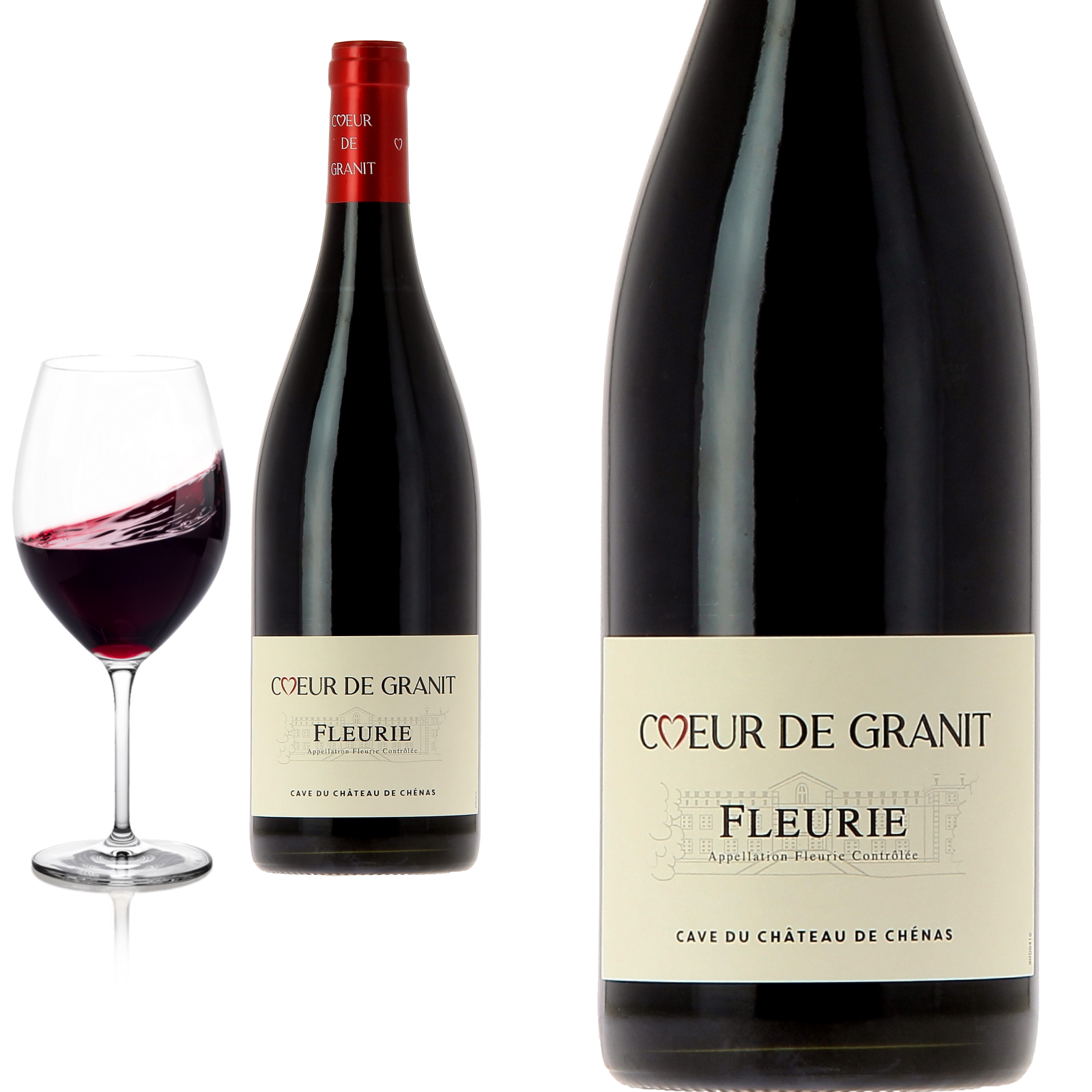 2022 Fleurie Coeur de Granit von Cave du Château de Chénas - Rotwein