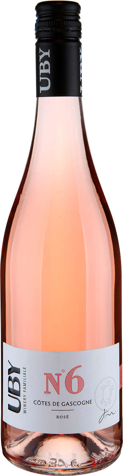 2022 Uby N°6 Rosé Côtes de Gascogne von Domaine d'Uby - Roséwein