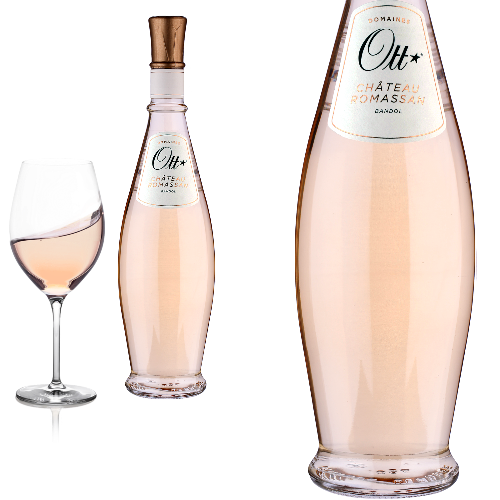 2021 Bandol Rosé Château Romassan von Domaines Ott - Roséwein