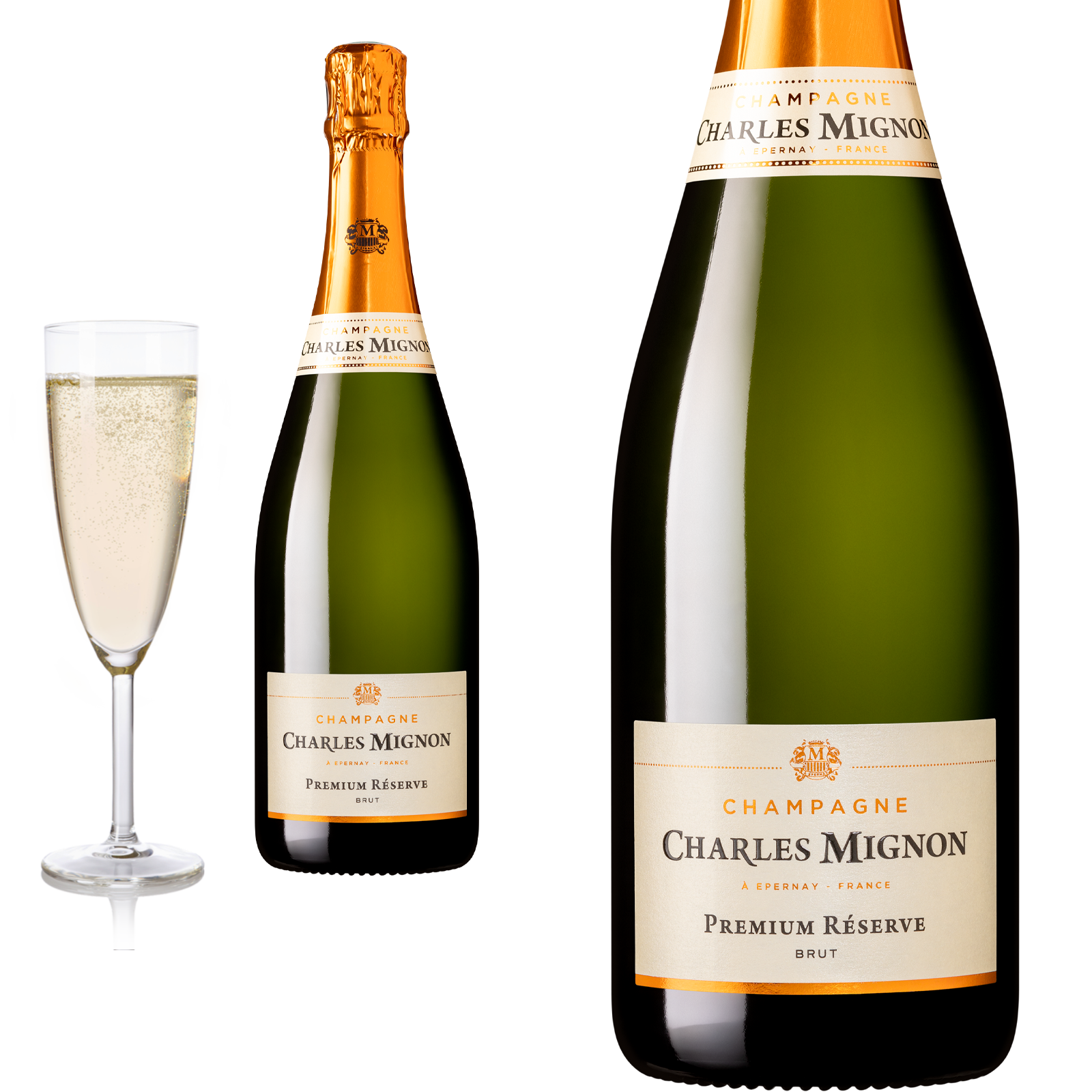 Champagne PREMIUM RESERVE Blanc Brut von Charles Mignon