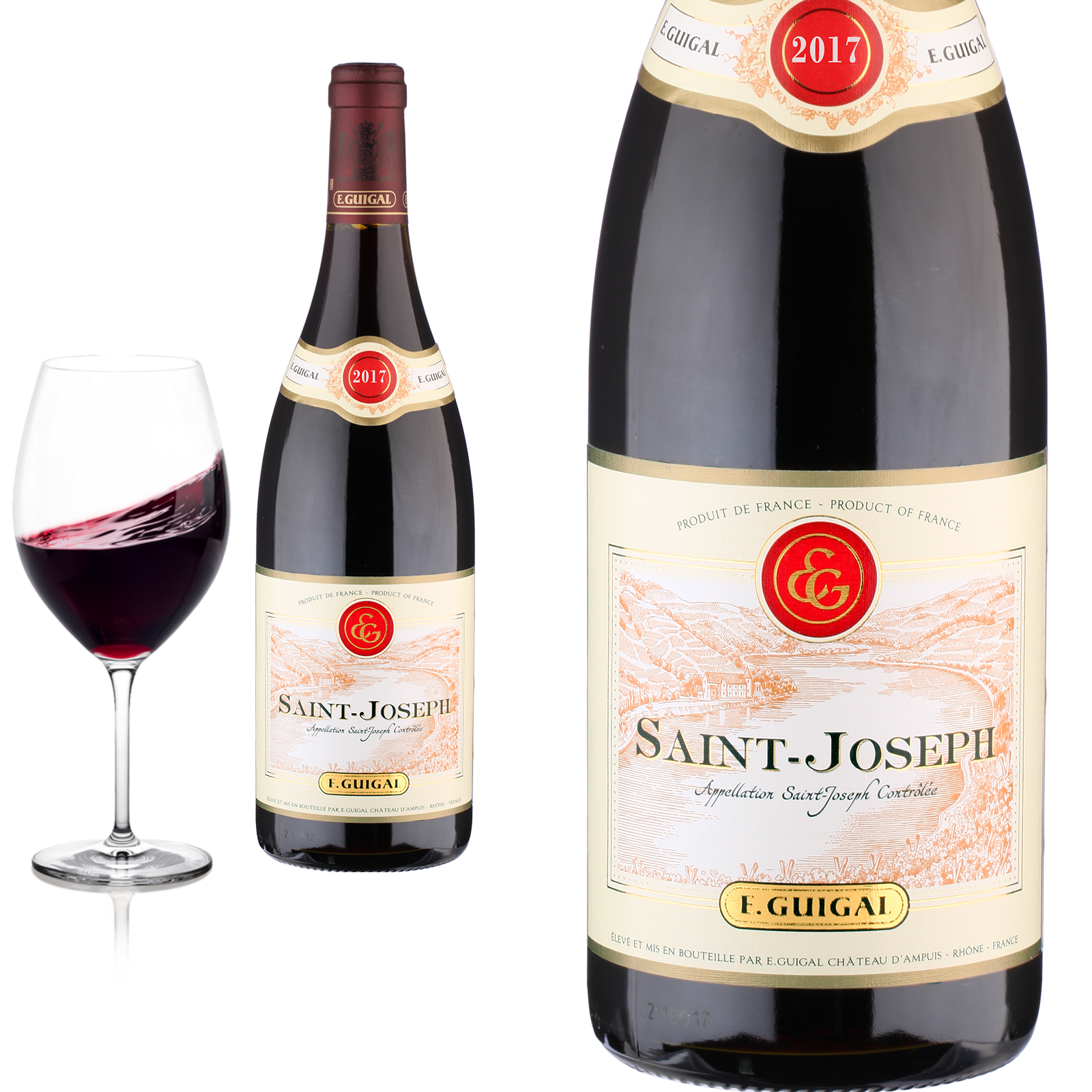 2017 Saint Joseph trocken von E.Guigal - Rotwein