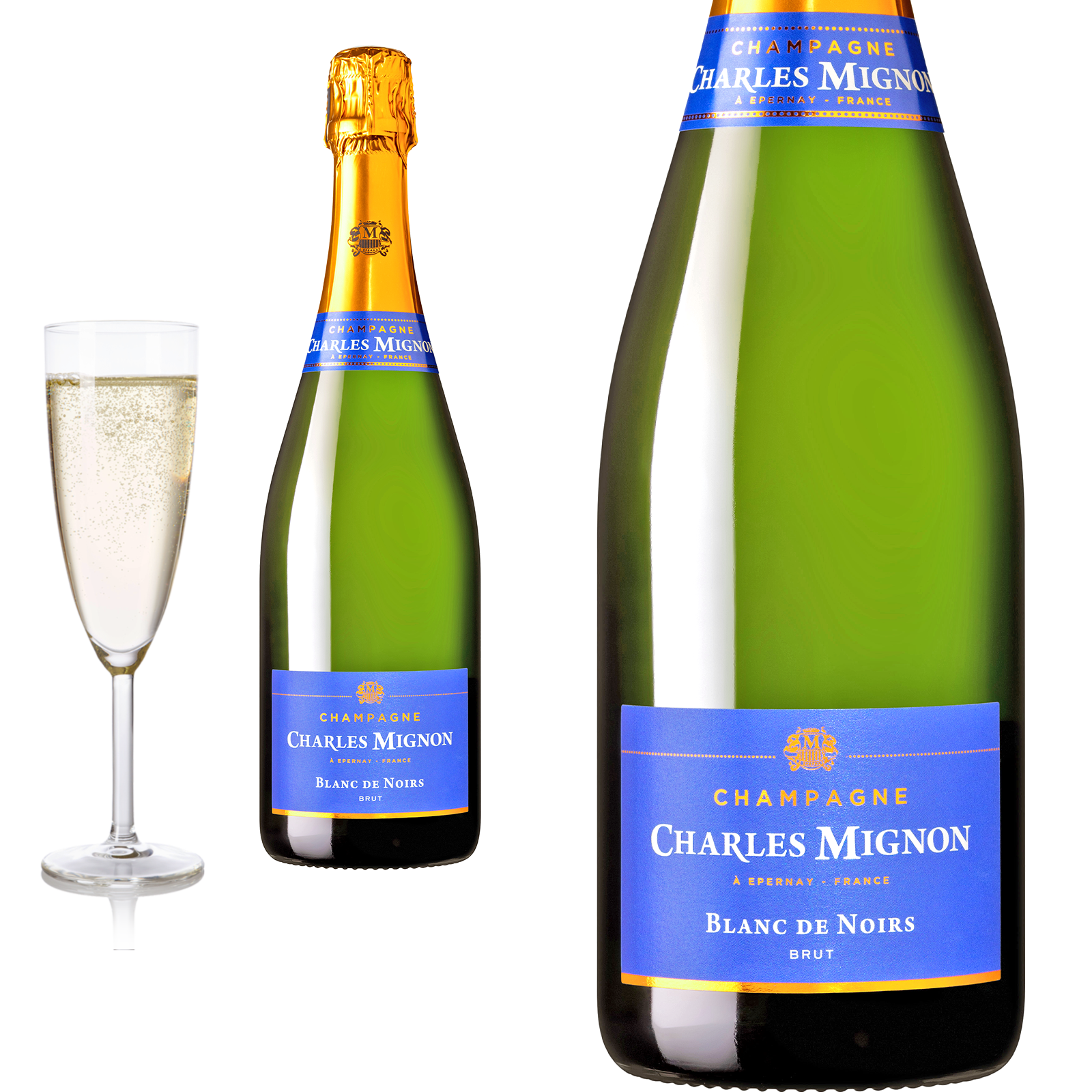 Champagne PREMIUM RESERVE BLANC de NOIRS Brut von Charles Mignon