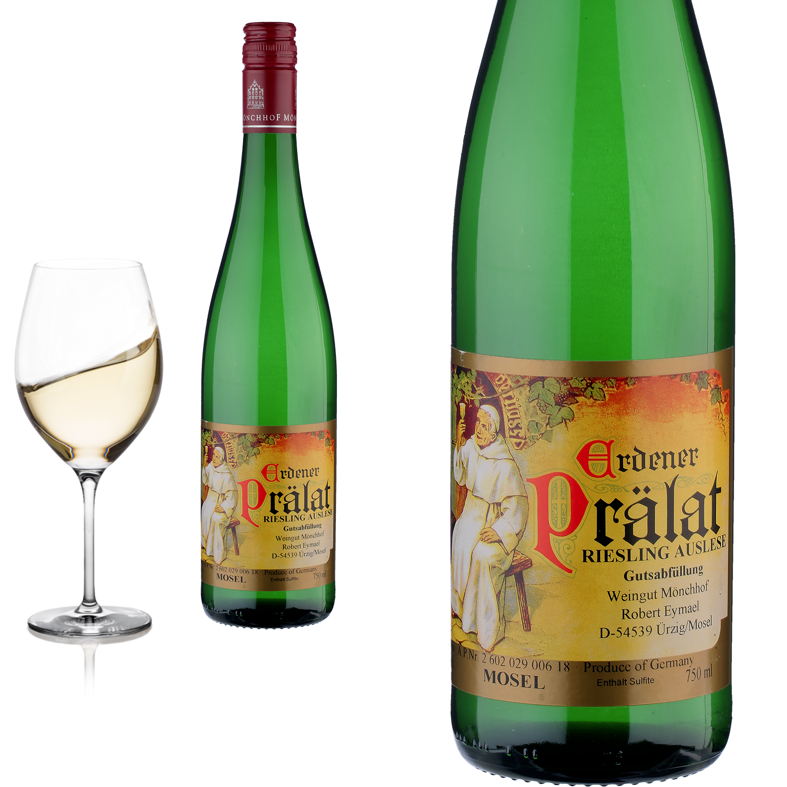 2018 Erdener Prälat Riesling Auslese von Weingut Mönchhof Ürzig - Weißwein